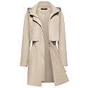 Bloggerlove Women Lightweight Rain Jacket Hooded Raincoat