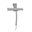 blomus VIPO 69202 Shower Squeegee with Holder, 24 cm Wide, Silicone Squeegee for Shower, Bathroom, Window Squeegee, Windscreen Squeegee, Micro Chip