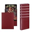 Blood Red MTG Card Sleeves 300CT, Matte Textured Back Card Sleeve Deck Card Protectors, Standard Size Card Sleeves for MTG, Baseball Card, Sports Cards, Game Card