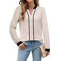 Blooming Jelly Women39s Long Sleeve Blouses Dressy