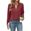 Blooming Jelly Women39s Long Sleeve Blouses Dressy