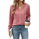 Blooming Jelly Women39s Long Sleeve Blouses Dressy