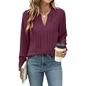 Blooming Jelly Women39s Long Sleeve Blouses Dressy