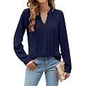 Blooming Jelly Women39s Long Sleeve Blouses Dressy