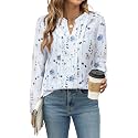 Blooming Jelly Women39s Long Sleeve Blouses Dressy