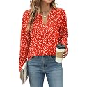 Blooming Jelly Women39s Long Sleeve Blouses Dressy