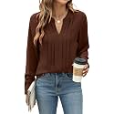 Blooming Jelly Women39s Long Sleeve Blouses Dressy