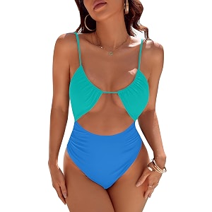Blooming Jelly Womens One Piece Swimsuit Sexy