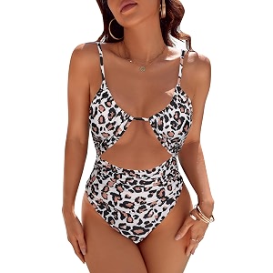 Blooming Jelly Womens One Piece Swimsuit Sexy