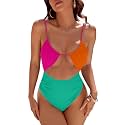 Blooming Jelly Womens One Piece Swimsuit Sexy
