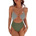 Blooming Jelly Womens One Piece Swimsuit Sexy