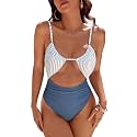 Blooming Jelly Womens One Piece Swimsuit Sexy