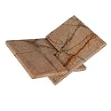 Bloomingville Decorative Marble Book Holder, Forest Brown