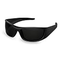 Bloomoak Super Dark Lens Black Polarized Sunglasses | Wrap Around Sport Sunglasses Unisex | UV400 | CAT 4 | For Photophobia