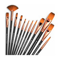 BloomTip Premium Handmade Artist Painting Brushes for Acrylic,Watercolor, Fabric.
