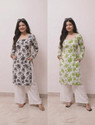 Blosom Women Printed Straight Kurta