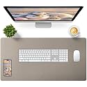 Bloss Pearl Gray Desk Mat 31.5"x15.7", Desk Matt for Desktop, Waterproof Large Desk Pad, Computer Mat for Office/Home/Decor/Christmas Desk Mat
