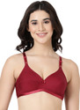 BLOSSOM Women Everyday Non Padded Bra Maroon