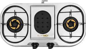 BLOWHOT Onyx Heavy Tornado Brass Burner Stainless