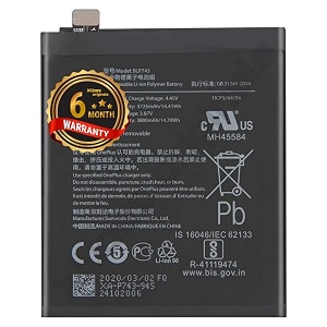 blp743 battery for oneplus 7t hd1900 hd1901 hd1903 hd190 hd1907 battery with 6 month warranty a210
