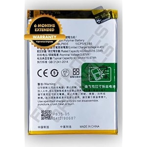 blp835 battery for opporeno 5f5 litea94 4gf19 pro battery with 6 month warranty f384