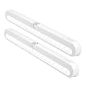 BLS T01L LED Closet Light Super Bright 20 LED Under Cabinet Lighting Battery Powered/DC Input Wireless Motion Sensing Light, Auto On Off Switch, Motion Sensor &amp; Light Sensor, 2 Pack