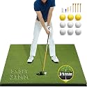 Bltend Golf Mat 36mm: 5x4ft/6x4ft Golf Hitting Mat Practice Outdoor Indoor