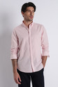 BLU MNKY Men Solid Casual Pink Shirt