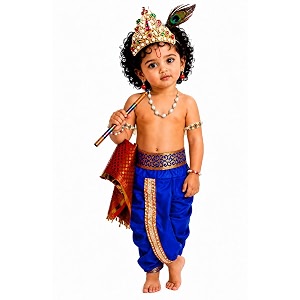 BLU VAPOUR Krishna dress for Kids krishna