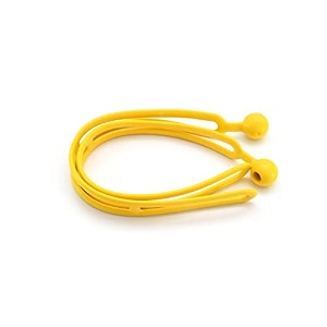 blubird rapid tie adjustable strap 1534 expandable heavy duty indoor outdoor ball ties cord uv resistant no recoil like bungee cord yellow - 2pk