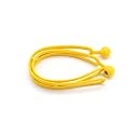 BluBird Rapid Tie Adjustable Strap, 15" Expandable Heavy Duty Indoor Outdoor Ball Ties Cord (UV Resistant, No Recoil Like Bungee Cord, Yellow - 2pk