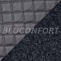 Premium 7D car mat Full Set for Hyundai i20 (Model: 2014-2019) | Luxury Leather Double Car Floor Mat Complete Set | 100% Waterproof and Washable | Color : Black-Black