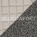 Premium 7D car mat Full Set for Hyundai Creta (Model: 2020-2023) | Luxury Leather Double Car Floor Mat Complete Set | 100% Waterproof and Washable | Color : Beige-Beige
