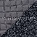 Premium 7D car mat Full Set for Maruti Suzuki Dzire (Model: 2018-2025) | Luxury Leather Double Car Floor Mat Complete Set | 100% Waterproof and Washable | Color : Black-Black