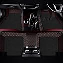 Premium 7D car mat Full Set for Hyundai Verna (Model: 2017-2022) | Luxury Leather Double Car Floor Mat Complete Set | 100% Waterproof and Washable | Color : Red-Black