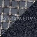 Premium 7D car mat Full Set for Mahindra XUV 300 (Model: 2019-2025) | Luxury Leather Double Car Floor Mat Complete Set | 100% Waterproof and Washable | Color : Golden-Black