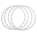 Blue 16in Car Rim Edge Trim Protector, Anti-Scratch Wheel Rim Guard, Durable Wheel Edge Ring Protectors for Tyres, Decorative Tire Rim Strip Trim for Enhanced Protection