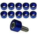 Blue 3/8" Hex Allen Bolt Cups Engine Dressup Washers