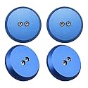 Blue Aluminum Jack Pad Adapter Billet Anodized, Leave in Lift Pads Compatible with Porsche Frame Rail, Chevrolet Corvette C6 C7 (4 Pack- Blue)
