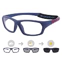 BLUE CUT Sports Protection Goggles, Photochromic Lenses Safety Glasses for Basketball, Pickleball and Outdoor Sports