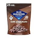 Blue Diamond Almonds Dark Chocolate Flavored Snack Nuts, 25 Ounce (Pack of 6)