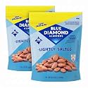 Blue Diamond Almonds Low Sodium Lightly Salted Snack Nuts, 16 Oz Resealable Bag (Pack of 2)