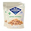 Blue Diamond Almonds, Raw Whole Natural, 16 Ounce (Pack of 2)