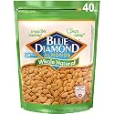 Blue Diamond Almonds Whole Natural Raw Snack Nuts, Resealable Bag 40 Ounce (Pack of 6)