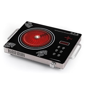 blue eagle infrared induction cooktop touch panel 2000 watt all utensil use-able radiant cooktop