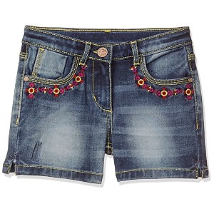Blue Giraffe Girls Slim Fit Shorts SS18