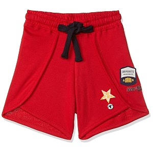 Blue Giraffe Girls Shorts