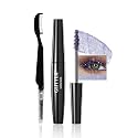 Blue Glitter Mascara,Shimmer Sparkle Diamond Colored Mascara for Eyelashes Define Long Lasting Curling,Multi-Use Shimmer Voluminous Colorful Máscara Party Stage Use Eyes Makeup for Women-03