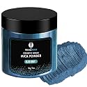 Blue Grey Mica Powder for Epoxy Resin 56g / 2oz. Jar - Techarooz 2 Tone Resin Dye Color Pigment Powder for Lip Gloss, Nails, Colorant for Soap Making &Bath Bombs