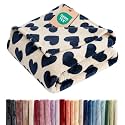 Blue Hearts Blanket King Size - Ultra-Soft Flannel Fleece Blanket